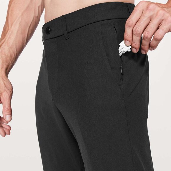 NEW Lululemon Commission Pant Slim 34" *Warpstreme Black size 34 - Picture 2 of 7